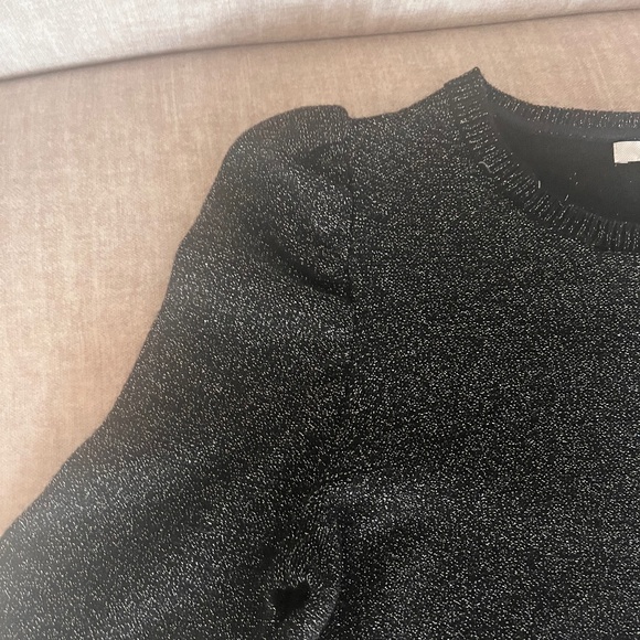 Sparkle Puffed Sleeve Sweater - Picture 9 of 14